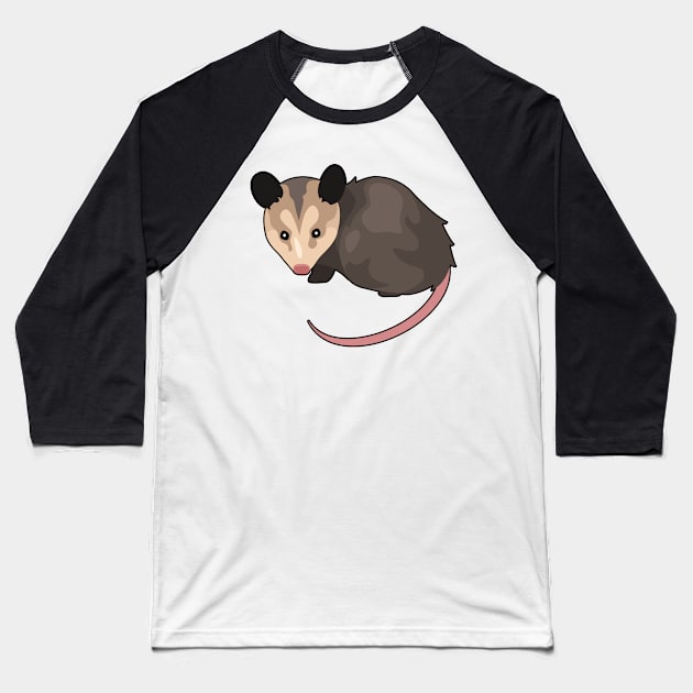 Possum Baseball T-Shirt by Ashley Warner